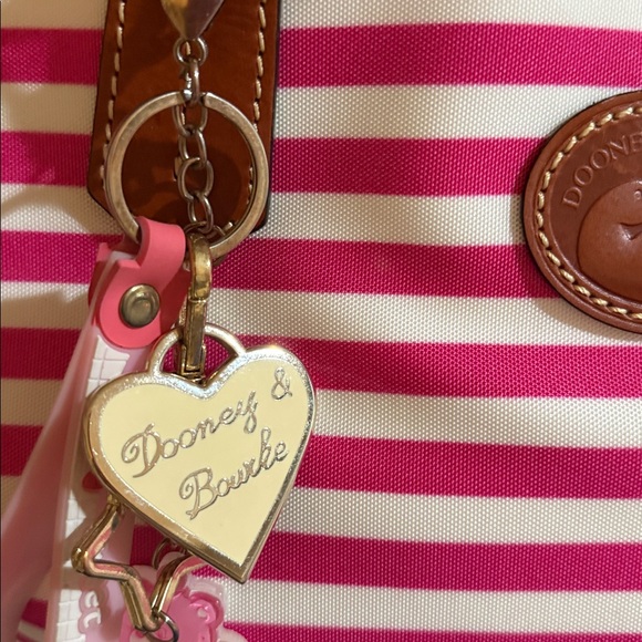 Dooney & Bourke Sullivan Shopper Tote Watermelon/Blue.With dust bag and charm - Picture 3 of 10